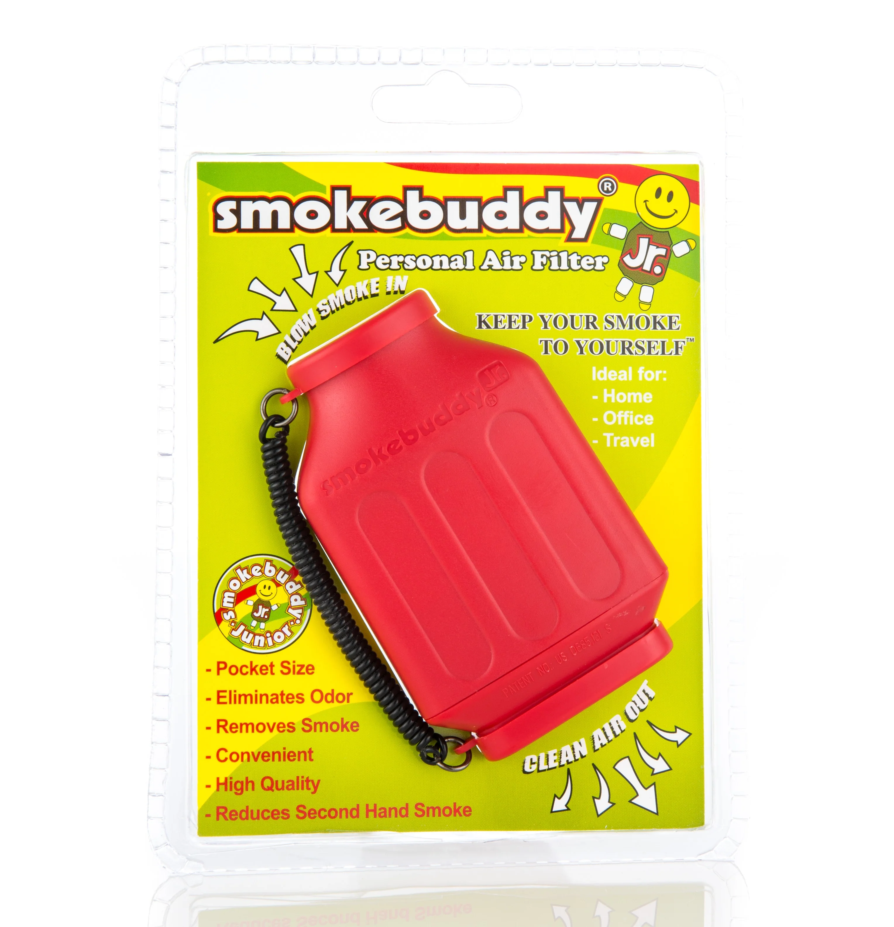 Red Smokebuddy Junior Personal Air Filter - Image 4