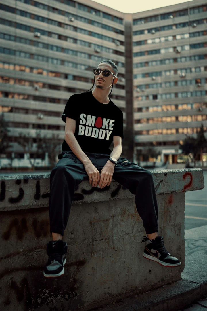 Smokebuddy Graphic Tee – Unisex, Multiple Colors - Image 3