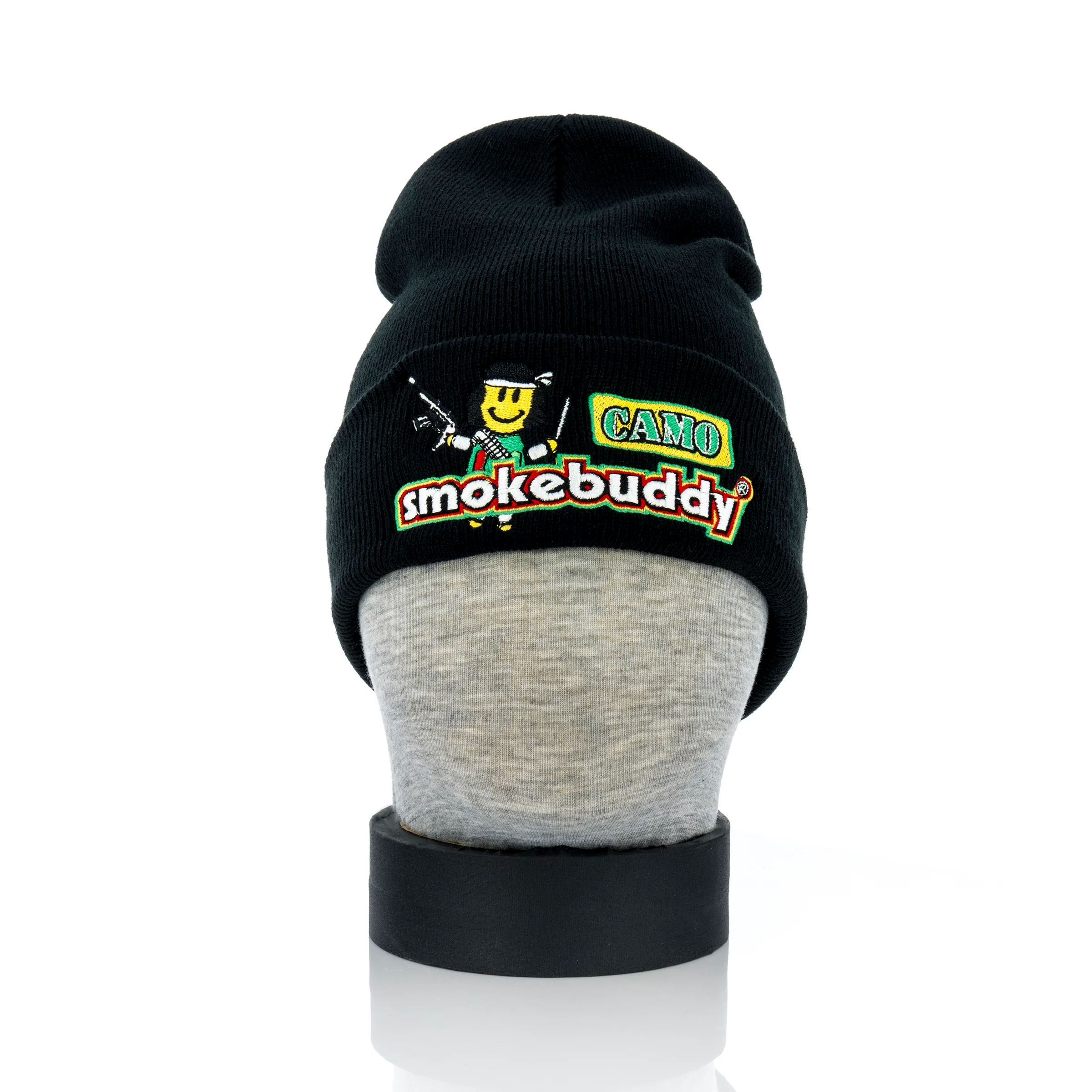 Smokebuddy Camo Beanie Black - Image 2